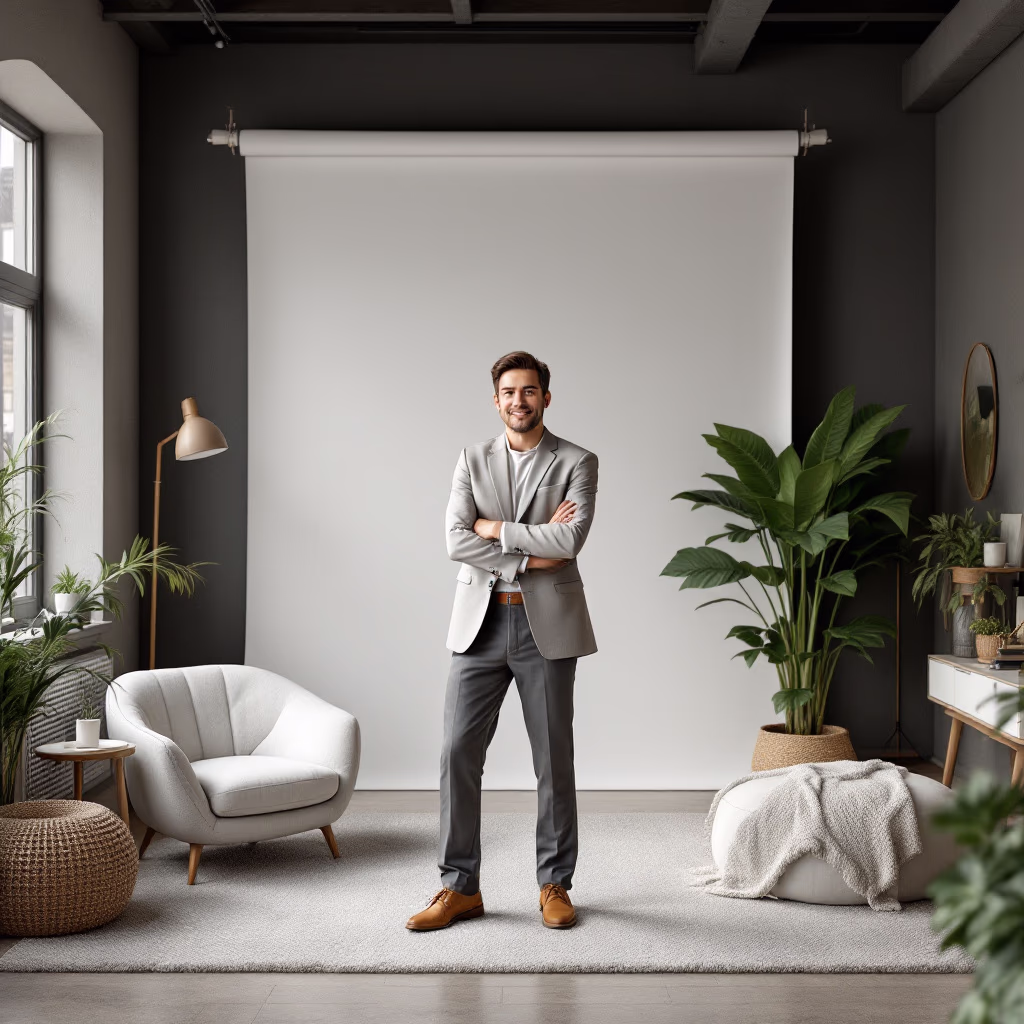 Participant engaged in mindful AI learning